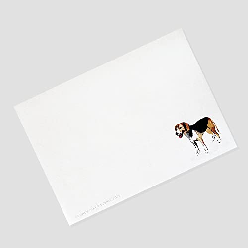 Dog Breeds Sticky Notes - 4' x 3' 50 Sheets. Notepad, to Do List, Reminder Note. Gift for Dog Lovers. (1, Beagle)