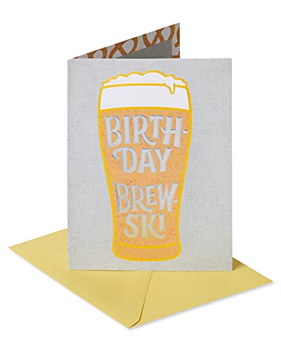 American Greetings Birthday Card for Him (Birthday Beer)