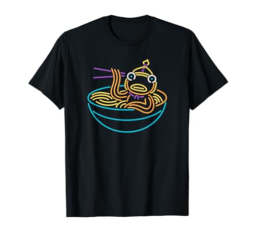 Fortnite Fishstick Neon Ramen Bowl Center Icon T-Shirt