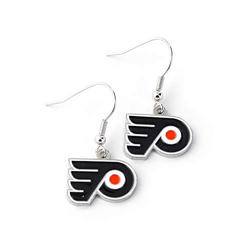Aminco NHL Philadelphia Flyers Logo Dangler Earrings