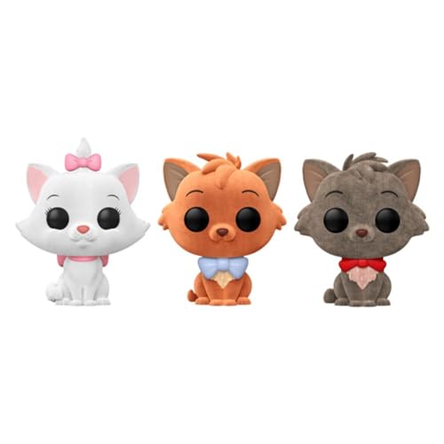 Funko Pop! Disney The Aristocats 3-Pack (Flocked) Special Edition Exclusive