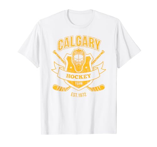 Distressed Vintage Look Calgary Tailgate Gameday Party Gift T-Shirt