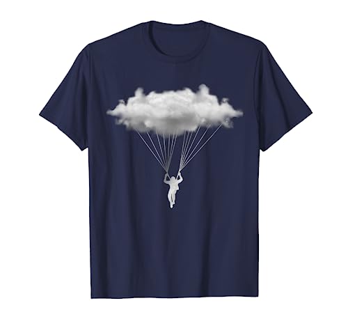 Cloud Paragliding Paraglider Skydiving Gifts Clouds T-Shirt