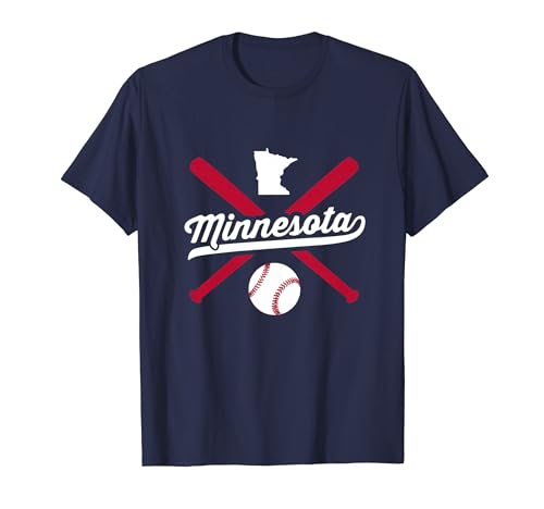 Minnesota Baseball Vintage State Pride Love City T-Shirt