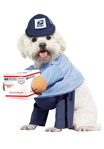 Dog Mail Carrier Costume USPS Large