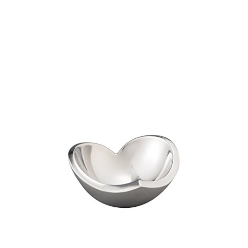 Nambe - Serveware Collection - Love Bowl Mini - Measures at 4.5' x 1.75' - Made with Nambe Alloy - Designed by Sean O'Hara