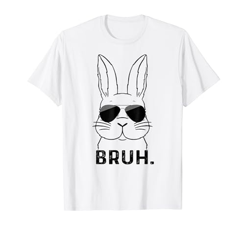 Bruh Meme Funny Saying Bro Greeting Teens Boys Easter Day T-Shirt