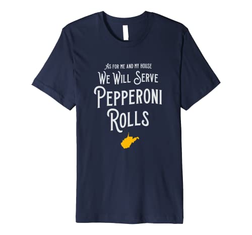 Vintage Pepperoni Rolls West Virginia - Retro WV T-Shirt