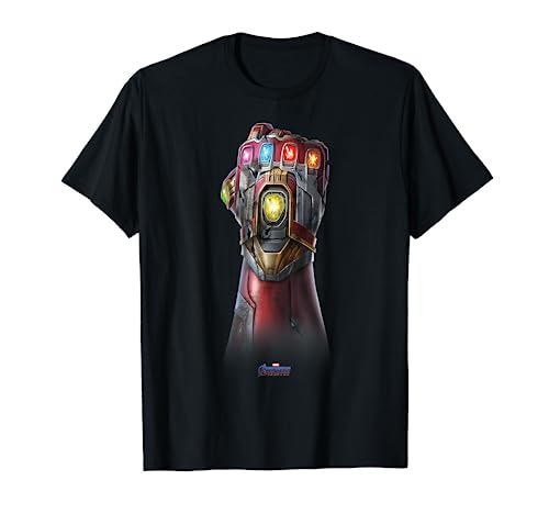 Marvel Avengers Endgame Infinity Stone Gauntlet Color Logo T-Shirt