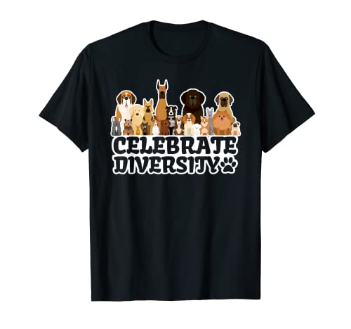Funny Dog Lover Shirt | 'Celebrate Diversity' | Cute Dog T-Shirt