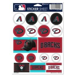 Wincraft MLB Arizona Diamondbacks Vinyl Sticker Sheet, 5' x 7'