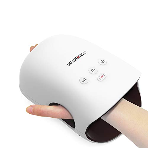 CINCOM Mothers Day Gifts - Cordless Hand Massager with Heat and Compression for Arthritis and Carpal Tunnel(FSA or HSA Eligible) (White)