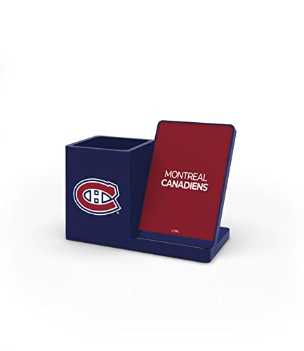 SOAR NHL Wireless Charger and Desktop Organizer, Montreal Canadiens