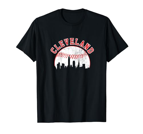 Vintage Skyline Cleveland Baseball T-Shirt