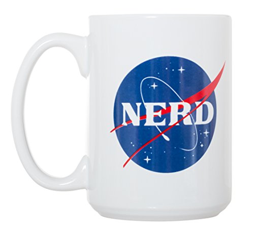 NERD/NASA - Science Space Funny Large 15 oz Double-Sided Coffee Tea Mug