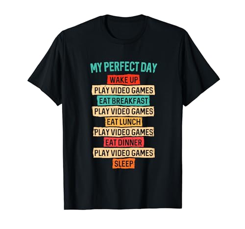 Funny Video Gaming Shirt for Teens Boys Men Gamer T-Shirt