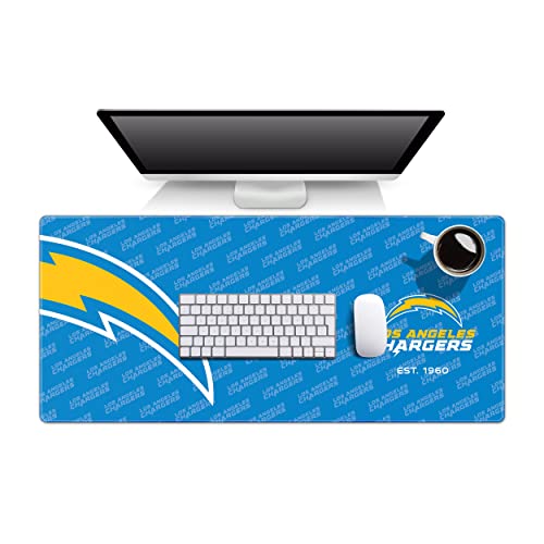 YouTheFan NFL Los Angeles Chargers Logo Series Desk Pad
