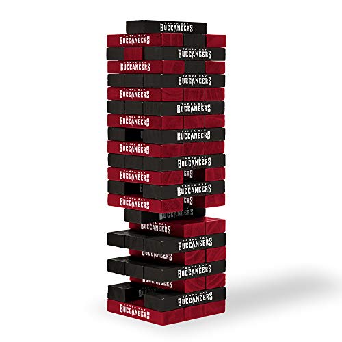 Wild Sports NFL Tampa Bay Buccaneers Table Top Stackers 3' x 1' x .5', Team Color