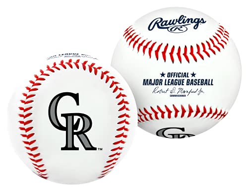 Rawlings MLB Team Logo Baseball, Colorado Rockies