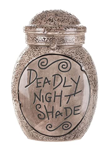 Zrike Brands Ceramic Deadly Night Shade Cookie Jar. The Nightmare Before Christmas Sally Standard