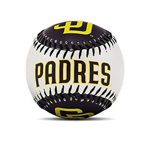 Franklin Sports San Diego Padres MLB Team Baseball - MLB Team Logo Soft Baseballs - Toy Baseball for Kids - Great Decoration for Desks and Office