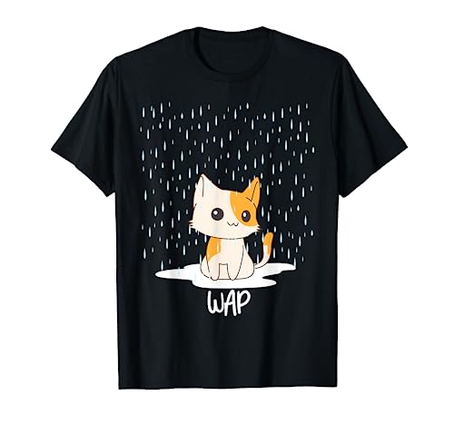 WAP - Wet Pussy Cat In The Rain Funny Parody T-Shirt