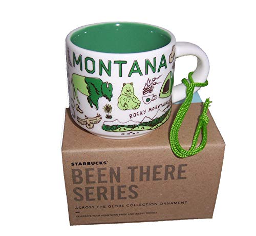 Starbucks Montana Been There Series, 2 Ounce Espresso Cup, Cappuccino Mug, Ornament, Collectible Single Shot 2 oz.