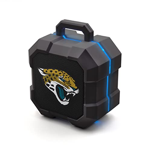 SOAR NFL Shockbox LED Wireless Bluetooth Speaker, Jacksonville Jaguars