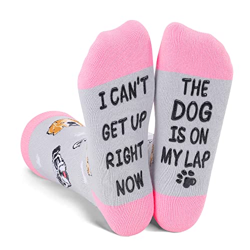 Zmart Funny Dog Gifts Dog Mom Gifts for Women Gifts for Dog Lovers, Novelty Dog Socks Silly Fun Gifts for Mom Her
