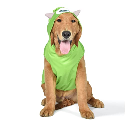 Disney for Pets Halloween Monsters Inc. Mike Wazowski Costume for Dogs - Halloween Costumes for Dogs - Mike Dog Costume - Officially Licensed Disney Dog Halloween Costume, Green, Small (FF23004)
