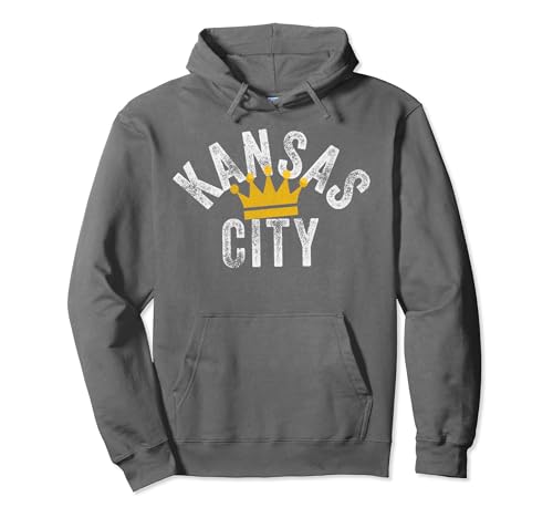 Kansas City | Kc Crown Town Local Modern Style KC Cool Blue Pullover Hoodie