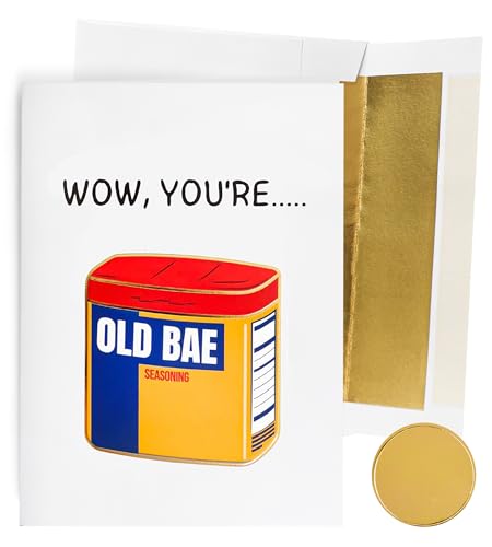 Funny Birthday Card for Men or Women - for Boyfriend, Girlfriend, bf, gf, Husband, Wife, Sister, Brother, etc | for him or her - Gag joke gift | 21st 25th 30th 40th 50th 60th 65th 70th