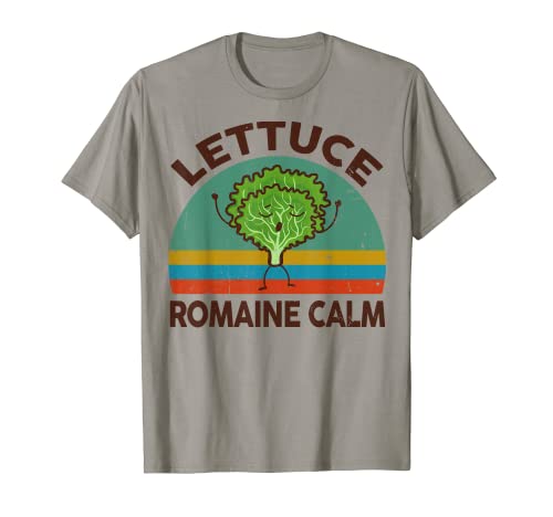 Vegan Lettuce Romaine Calm Men Women Gift Funny Vegetarian T-Shirt