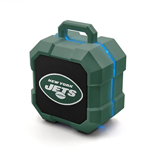 SOAR NFL Shockbox LED Wireless Bluetooth Speaker, New York Jets