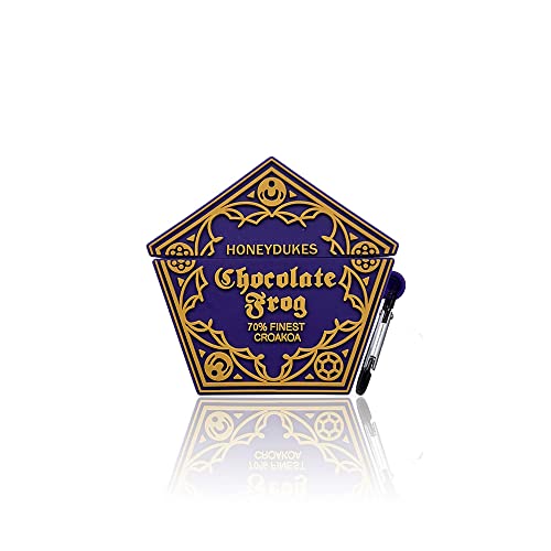 Compatible with Airpods 2&1 Case, Cute Soft Silicone Protective Cover with Keychain,Anti-Drop Anti-Slip Anti-Scratch,Great for Men Women Girls (Chocolate Frog/2&1)