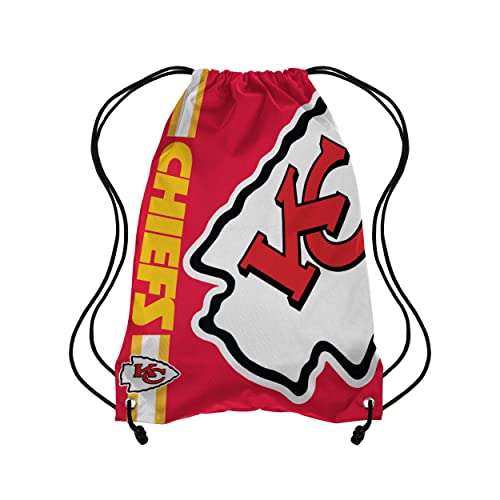 FOCO Kansas City Chiefs NFL Big Logo Drawstring Backpack