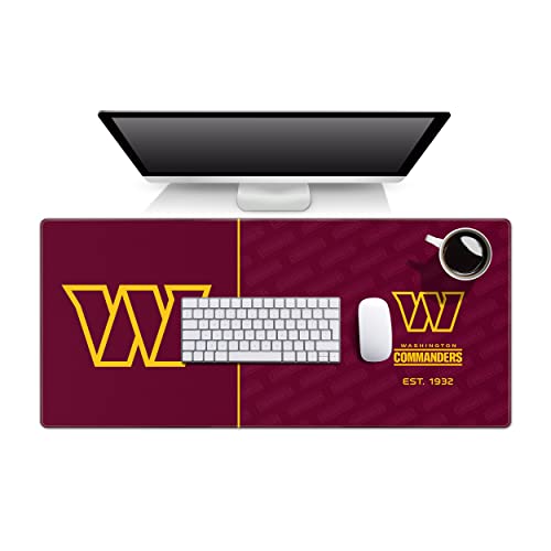 YouTheFan NFL Washington Commanders Logo Series Desk Pad