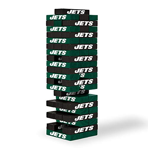 Wild Sports NFL New York Jets Table Top Stackers 3' x 1' x .5', Team Color
