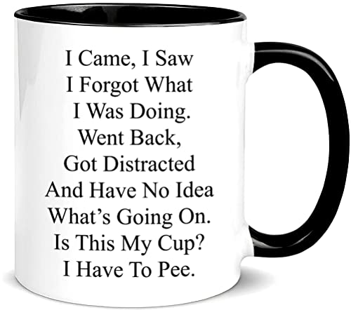 Awnpow Funny Mug for Older People,Senior Citizens Mug,for Senior Women And Men,birthday,mothersday,fathersday,Christmas Mug,11oz Ceramic Coffee Mug/Tea Cup