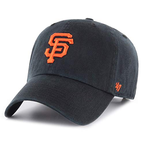 MLB San Francisco Giants '47 Clean Up Adjustable Hat, Black, One Size