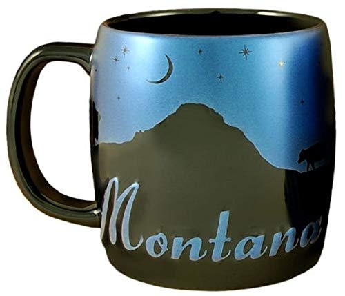 Americaware SMMON03 Montana 22 oz Night Sky Silhouette Mug