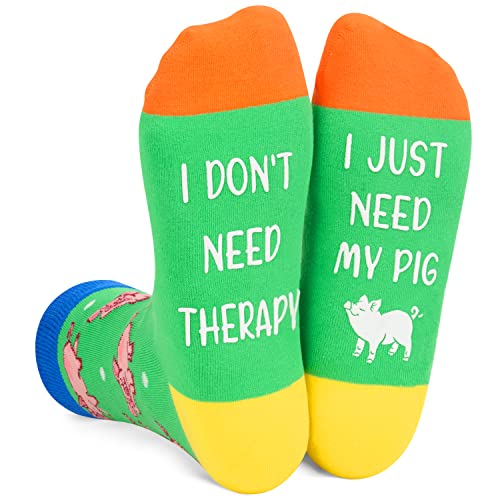 Zmart Unisex Funny Pig Socks Women Cute Piggy Socks Men, Pig Gifts for Pig Lovers Young Girl Gifts Gifts for Farmers