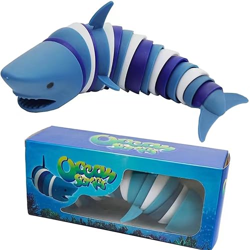 Ocean Shark Decompression Toys Decompression Fun Autism ADHD fidgeting Children's Toys Decompression Gift (B)