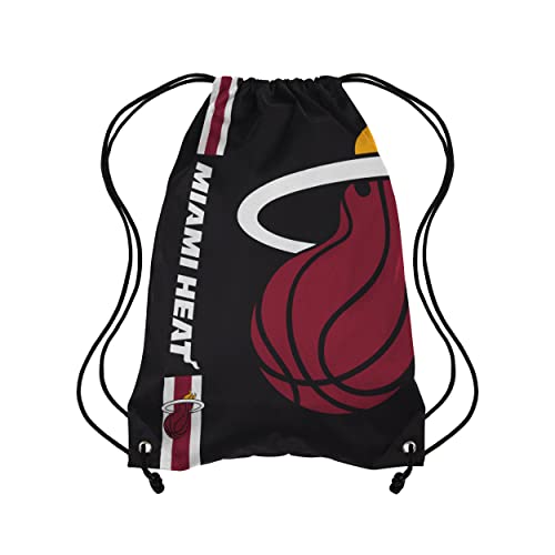 FOCO Miami Heat NBA Big Logo Drawstring Backpack
