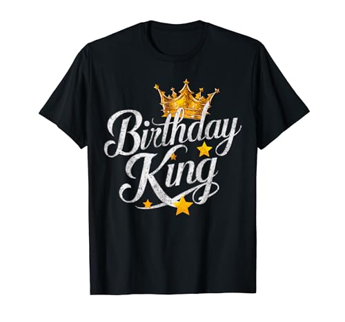 Birthday King Couples Matching Birthday Bday T-Shirt