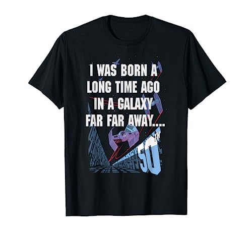 Star Wars I Was Born A Long Time Ago 50th Birthday Disney+ T-Shirt