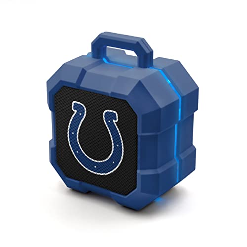 SOAR NFL Shockbox LED Wireless Bluetooth Speaker, Indianapolis Colts