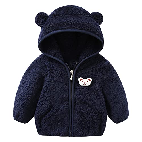 Tumaron Toddler Fleece Jacket Baby Boys Winter Coat Clothes For Girl Sweater 12-18 Month