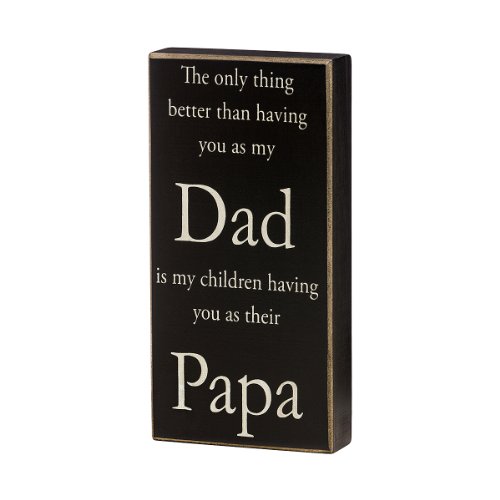 Collins 'Their Papa Box Decorative Sign