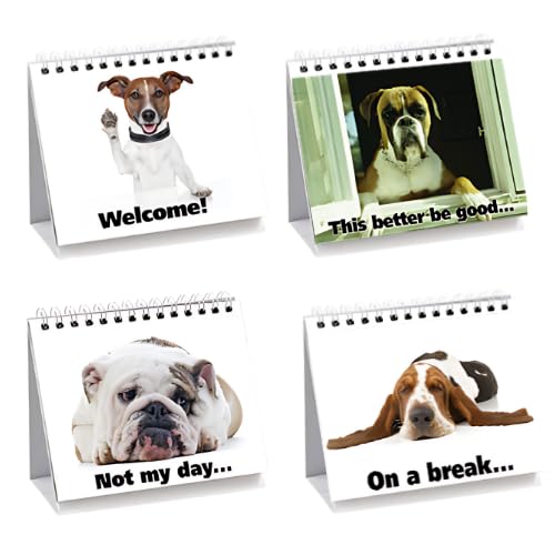 Funny Dog Desk Signs for Office | Ideal Gifts for Dog Lovers | Funny Office Accessories, Desk Gifts & Decor | Perfect for Secretary, Coworker & Home